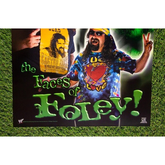 WWF Wrestling Mick Foley Faces Of Foley Vintage 2000 Funky #3475 - Picture 4 of 10